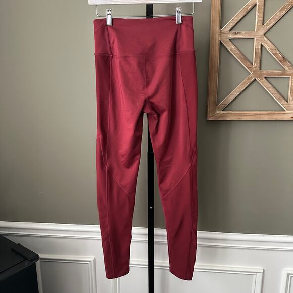 Free People Movement Wine Mesh Lira Leggings Small - Picture 4 of 6